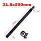 31.8x550mm Black