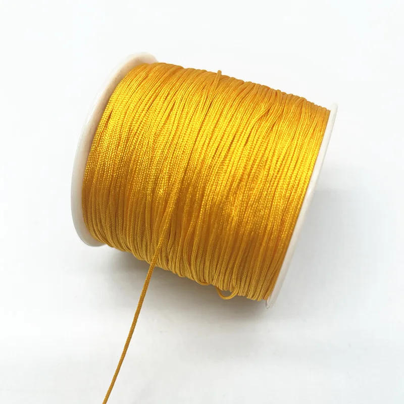 Description Picture 6 of item100 Meters 0.8mm Nylon Cord Thread Chinese Knot Macrame Cord Bracelet Braided String DIY Beading Thread
