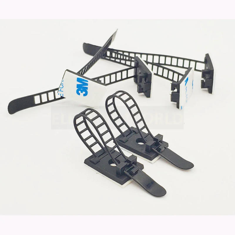 Description Picture 3 of itemAdjustable Cable tie Mounts Fixing Cable Clips Self-Adhesive Cable Holder Wire Organizer cable tie mounting base Cable clamp