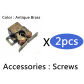 Antique Brass x 2pcs