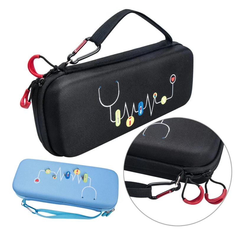 Description Picture 2 of itemDouble Layer Hard EVA Portable Stethoscope Carrying Case Bag Pouch Cover for 3M Littmann /MDF/ADC/Omron and Other Accessories