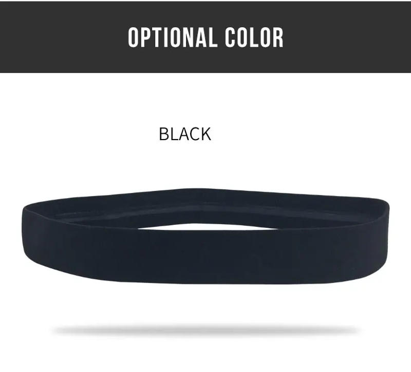 Description Picture 6 of itemMen Women Headband Sport Sweat Hair Bands Forehead Protection Running Fitness Yoga Tenis Elastic Sweatband