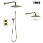 Brushed gold-12inch