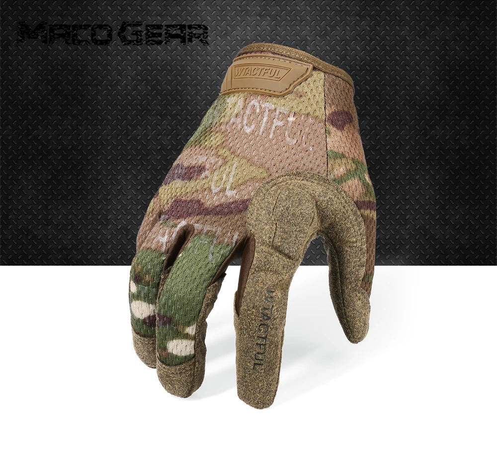 Description Picture 2 of itemTactical Glove Military Army Full Finger Gloves Men Airsoft Biking Sports Camping Training Cycling Paintball Lightweight Camo