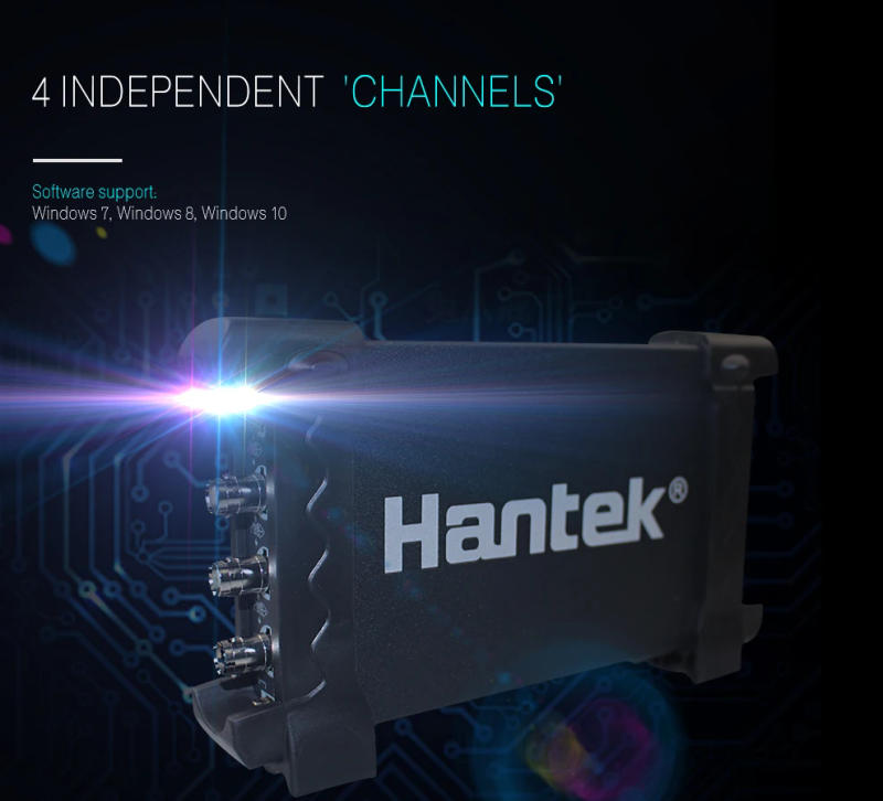 Description Picture 5 of itemHantek 6074BE Oscilloscopes Digital Storage Oscilloscopes PC USB Portable Oscilloscopes 2.0 Interface 4CH 70MHZ Support WIN10