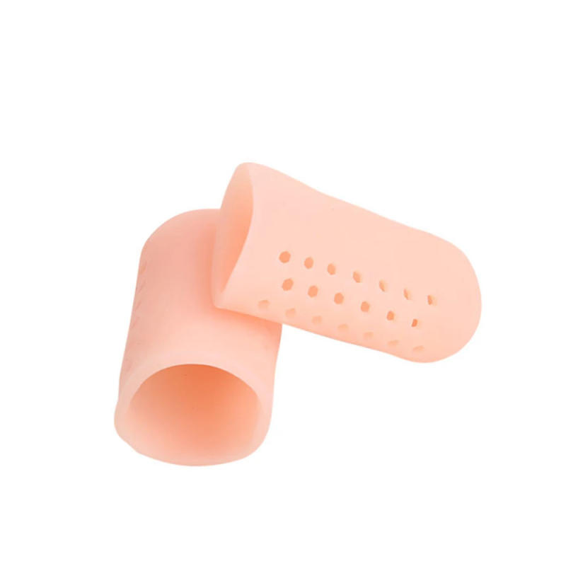 Description Picture 4 of item2Pcs Foot Care Tool Silicone Gel Toe Separators Stretchers Toe Tube Corns Blisters Protector Gel Bunion Toe Finger Protection