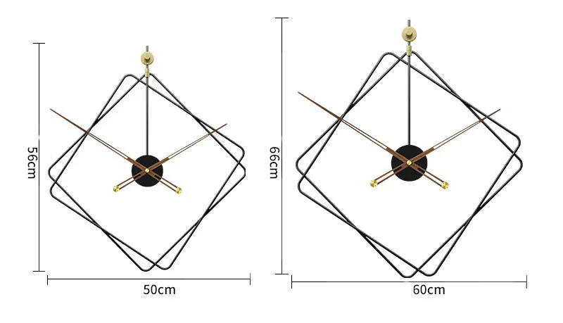 Description Picture 3 of itemWall Clocks Home Decoration Large Vintage European Creative Iron Art Living Room Dining Room Restaurant Hall Hotel Hanging Watch