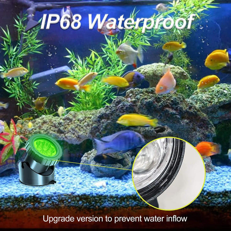 Description Picture 5 of itemSolar Underwater Lights Outdoor RGB Waterproof Garden Pool Yard Landscape Spotlights Pond Aquarium Fish Tank Decor Solar Lamp