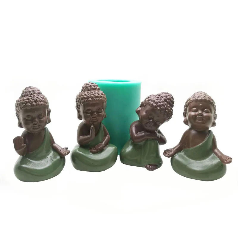 Description Picture 5 of itemDifferent Styles Buddha Silicone Mold 3D Buddha Candle Making Supplies Diy Handmade Soap Plaster Resin Mold Home Decoration Gift