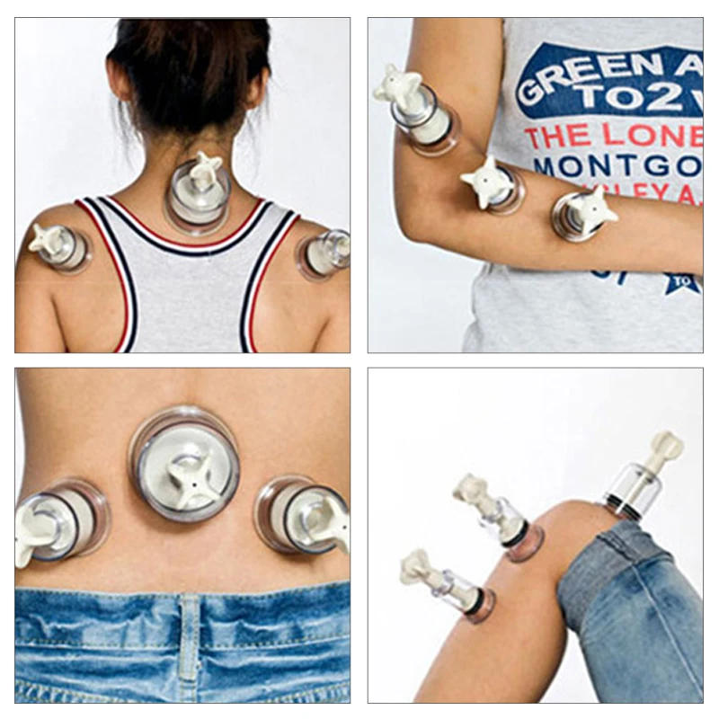 Description Picture 4 of item1PC Manual Rotating Cupping Vacuum Cupping Device Breast Nipple Sucker Body Massager Vacuum Suction Cup Anti Cellulite Massager