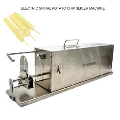 Stainless Steel Automatic Tornado Potato Cutter Electric Spiral Potato Slicers Potato Chips Making Machine