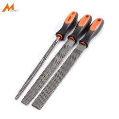 8" Wood Rasp Files Coarse-Teeth Woodworking Filing Round Flat Half-Round File