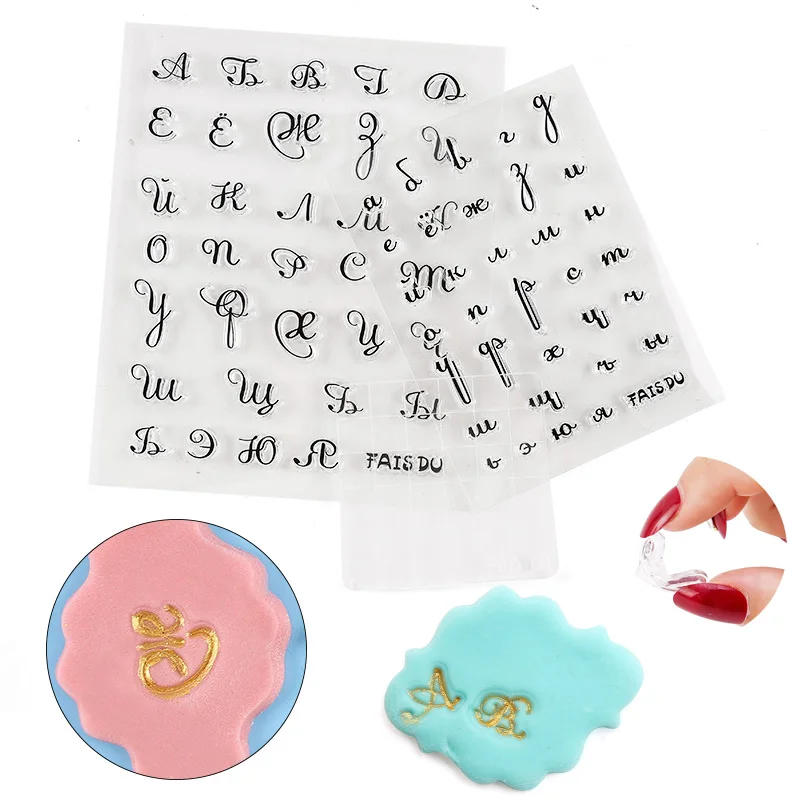 Description Picture 3 of itemStamps for Cookies Letters Cake Sweet Letters Stamp Fondant Embossing DIY Alphabet Cutter Pastry Accessories Decorating Tools
