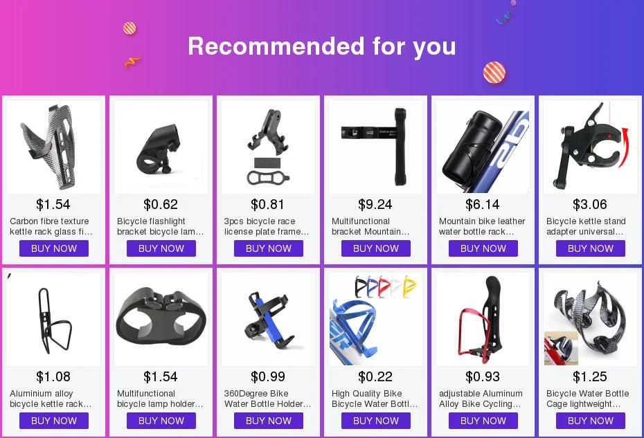 Description Picture 2 of itemadjustable Aluminum Alloy Bike Cycling Bicycle Drink Water Bottle Rack Holder Mount Mountain Bike Cage Bracket Water Cup Rack