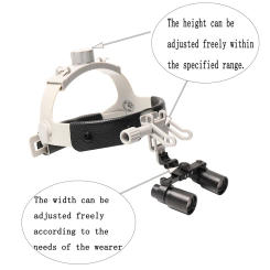 Surgical Portable 4X Loupes ENT Binocular Magnifiers Dental Instruments  Surgery Oral Magnifying Glasses Medical Operation