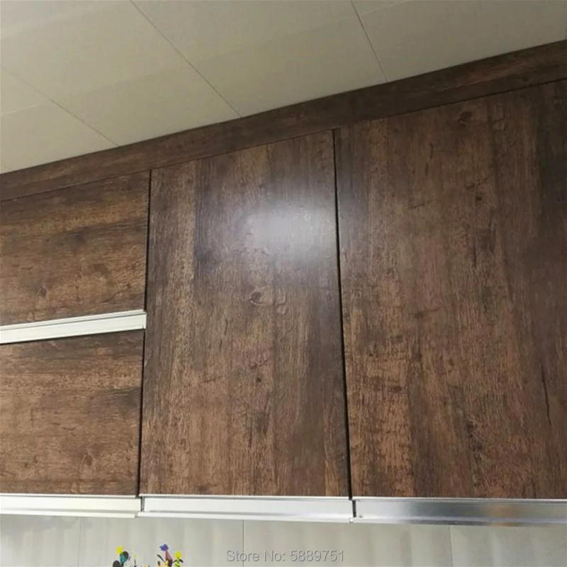 Description Picture 6 of itemSelf Adhesive Vintage Distressed Wood Grain Wallpaper, Brown Peel and Stick Renovated Paper