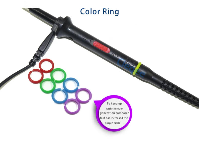 Description Picture 6 of itemCleqee P7300 300MHz Oscilloscope Probe BNC Protective Cap Safety BNC Plug Scope Probe X1/X10 DC-300MHz