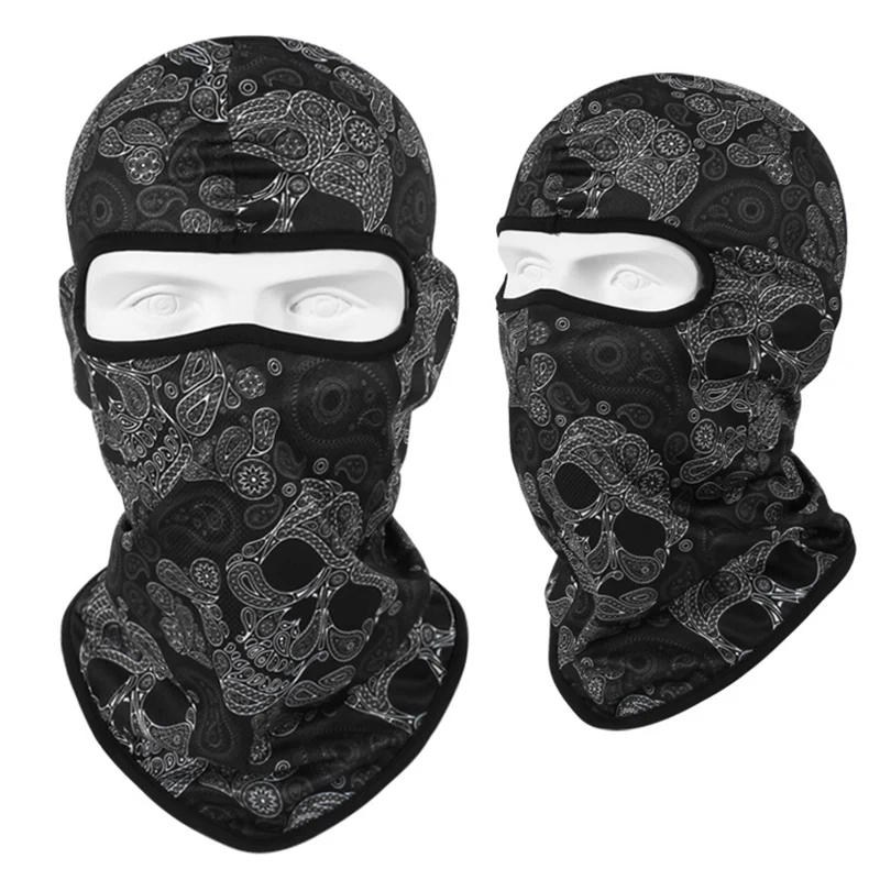 Description Picture 5 of itemSkull Print Bandana Balaclava Full Face Mask Scarf Outdoor Fishing Hunting Hiking Cycling Neck Gaiter Face Cover Shield