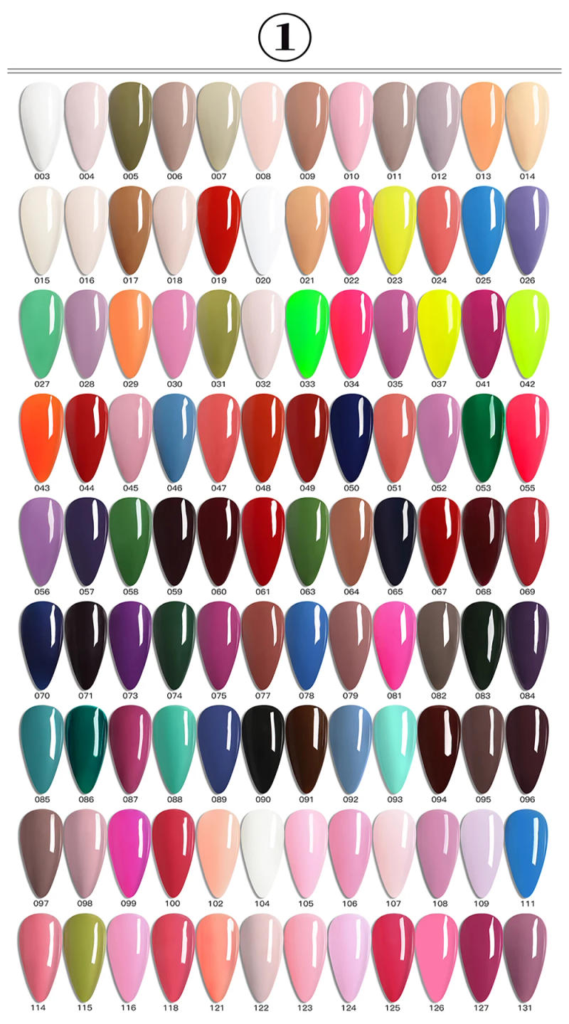 Description Picture 5 of itemL&M Bulk Gel Nail Polish Semipermanent UV Led Esmaltes Glitter Nail Art Top Base Coat Gel Varnish Wholesale Gel Polish