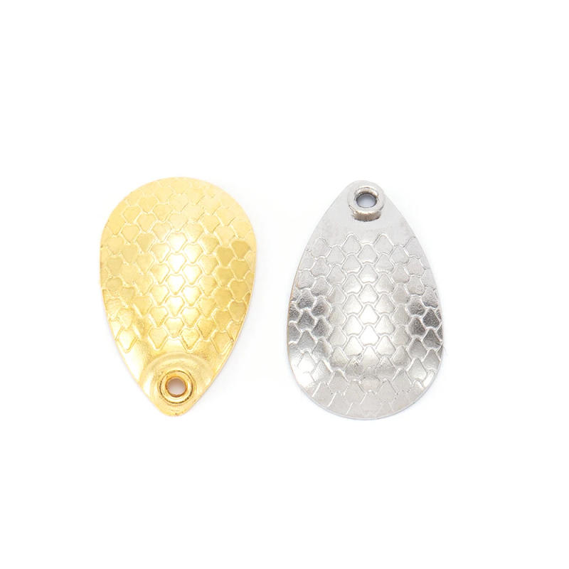 Description Picture 6 of itemHYBOLAN 50pcs Fishing Small Spoon DIY Spinner Lure Fish Scale high quality Metal Copper Smooth Not Hurt Line Rings Accessories