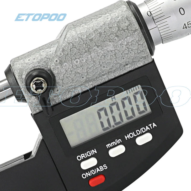 Description Picture 2 of itemHigh quality 0-25mm 0.001 mm digital electronic outside micrometer 0-25 mm with Extra Large LCD Screen measuring tools caliper