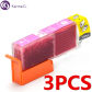 3PCS Light Magenta