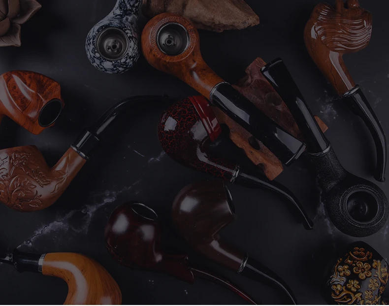 Description Picture 2 of itemTobacco Pipe, Classic Smoking Pipe Bent Tobacco Pipes for Smoking with Gift Box Smoking Accessories