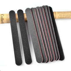 10Pcs Professional 100/180 Sandpaper Lime a Ongle Sanding Polishing Files Nail Equipment Manicure Buffer Nail Tool