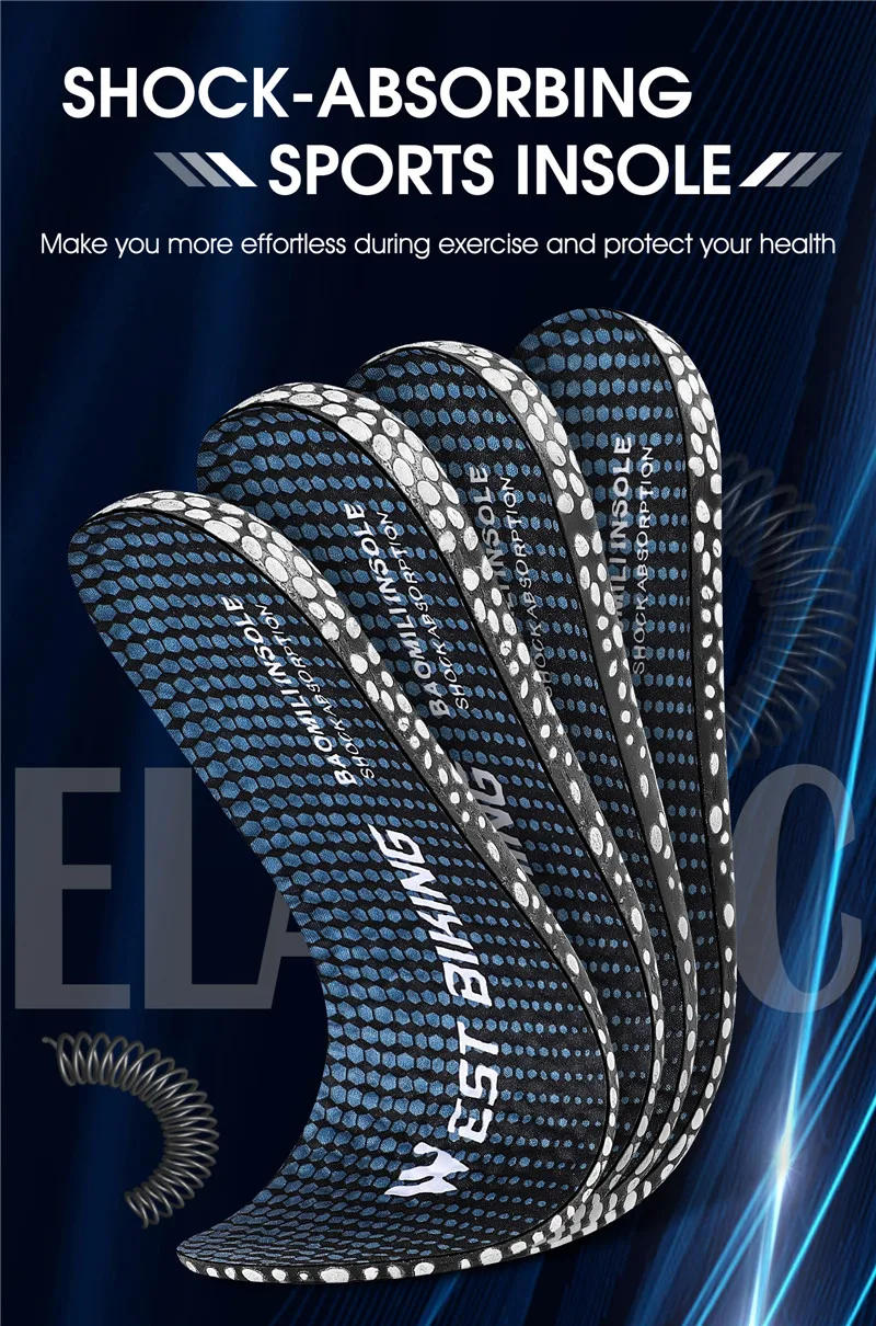 Description Picture 2 of itemWEST BIKING Sport Shoe Insoles Cycling Foam Shockproof Comfortable Shoes Feet Soles Pad For Men Women Sneakers Accessories