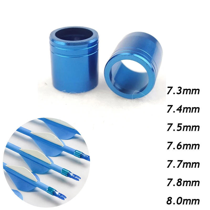 Description Picture 5 of item100pcs New Color Archery Collars Explosion-proof Arrow Ring Arrow Accessory Sets for 7.6mm Out-Diameter Shaft Arrow Ring