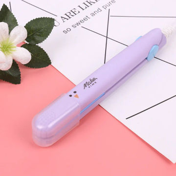 Mini Hair Straightener Curling Bar Straight Roll 2 in 1 Splint Perm Mini Cartoon Portable Electric Curling Iron