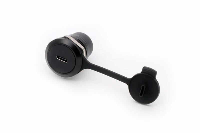 Description Picture 6 of itemWaterproof D Type Chassis Connector,Type C Female to Female USB-C Converter Adapter Type-C Panel Mount DIY Jack with Dust Cover