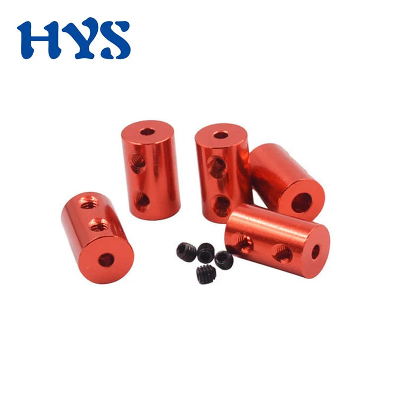 Description Picture 4 of item6pcs Aluminum Alloy Rigid Coupling Bore 1mm 2mm 3.17mm 4mm 5mm 6mm Motor Shaft Coupler Connector Motor Stepper 3D Printer Parts