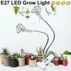LED Grow Light E27 Fitolampy Full Spectrum Phyto Lamp With Clip For Plant Seedlings Flower Fitolamp Chambre De Culture Indoor