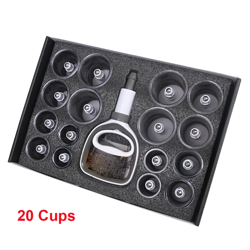 Description Picture 4 of itemcupping therapy set Vacuum Cupping Set Suction Cups Massage Physiotherapy Jars Chinese Medicine Anti Cellulite For Body Massager