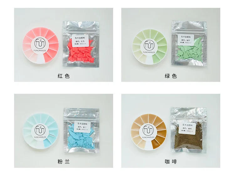 Description Picture 3 of itemNon-smudge Candle Pigment Macaron Candle Set Dye DIY Aromatherapy Candle Special Coloring Soy Candle Making Kit Diy Supplies