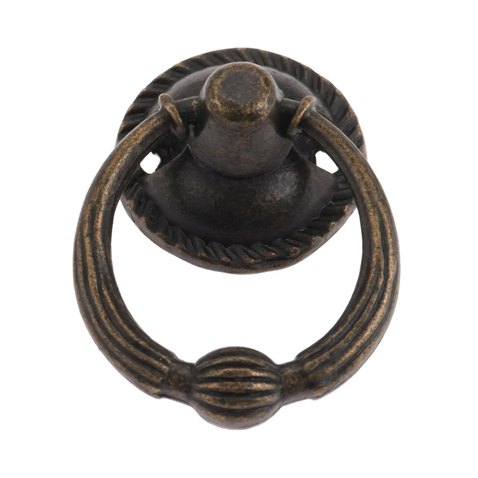 Description Picture 4 of itemAntique Bronze Metal Kitchen Drawer Door Cabinet Handle Furniture Knobs Hardware Cupboard Antique Brass Ring Pull Handles
