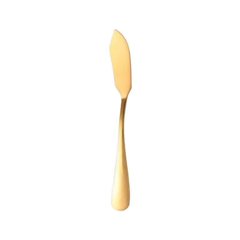 Description Picture 5 of itemStainless Steel Butter Knife Kitchen Cheese  Silver Dessert Tools Jam Spreader Utensil Cutlery   Sharp/Round