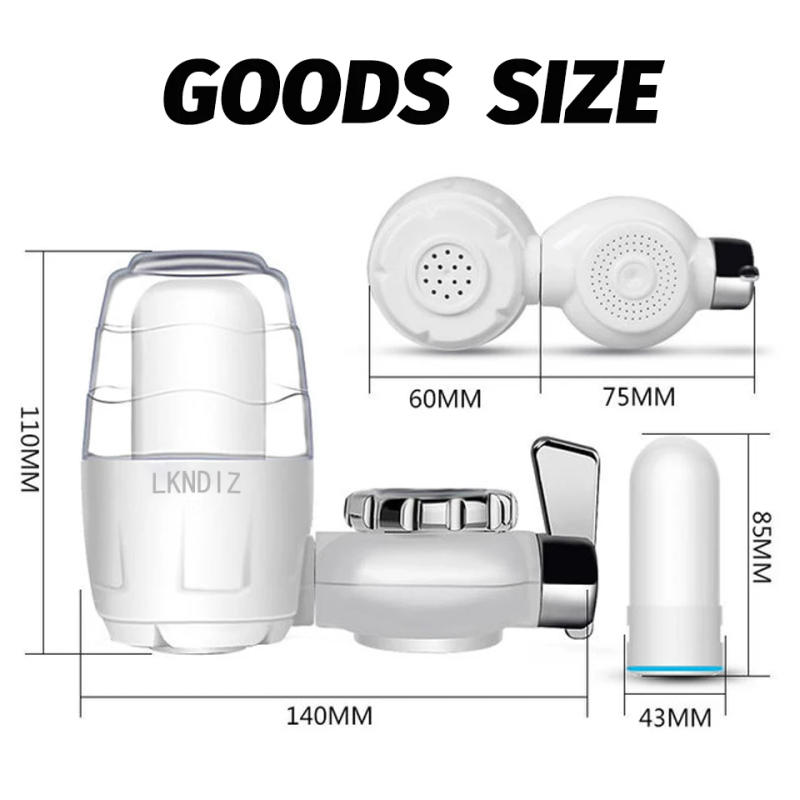 Description Picture 5 of itemFaucet Water Purifier Clean Kitchen Tap Washable Ceramic Percolator Water Filter Filtro Rust Bacteria Removal Replacement Filter