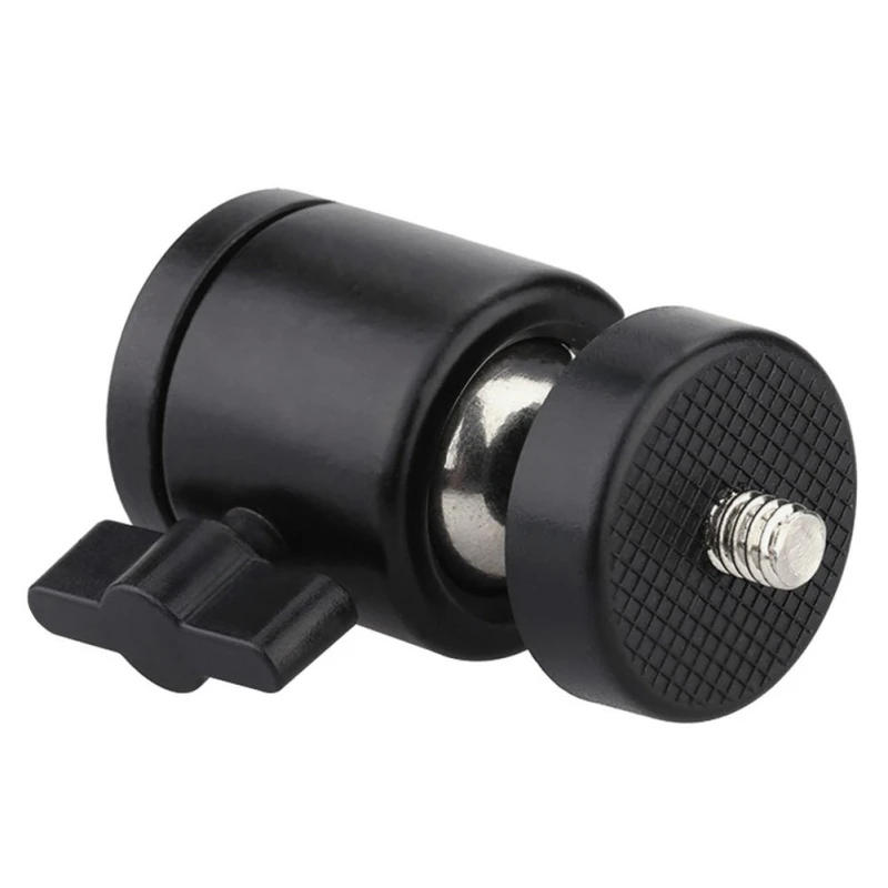 Description Picture 5 of itemUniversal Mini Tripod Ballhead Ball Head with 1/4" 3/8" M4 Screw Adapter For Digital Camera DSLR Live Stream Q29 II