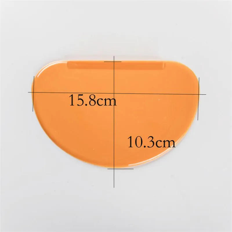 Description Picture 4 of itemOrange Soft Flexible Plastic Dough Cream Scraper Cake Spatula Pastry Butter Cutter Baking Cake Pastry Tools for Bread Making