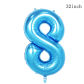 1pc 32inch Number