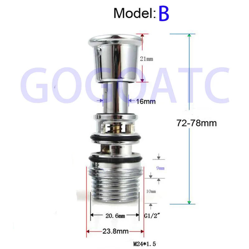Description Picture 4 of itemSurface-mounted bathtub faucet diverter, water diverter, lifting reversing valve