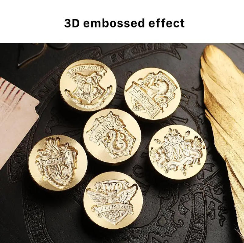 Description Picture 4 of item3D Embossed Sealing Wax Stamp Vintage 943 Magic Owl Post Magic School Seal Stamp For Cards Envelopes Scrapbooking With Handle