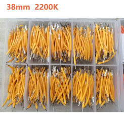 20PCS DC3V 38mm COB LED Filament Flexible 2200k Blue Red Edison Bulb DIY Lamp Parts Diodes Incandescent Lamp Beads Accessories