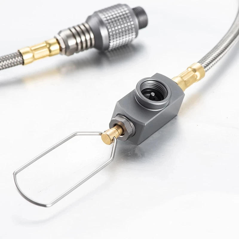 Description Picture 5 of itemCamping Gas Canister Extent Hose Connector Outdoor Gas Stove with Valve And Adapter Camping Equipment Tank Adapter