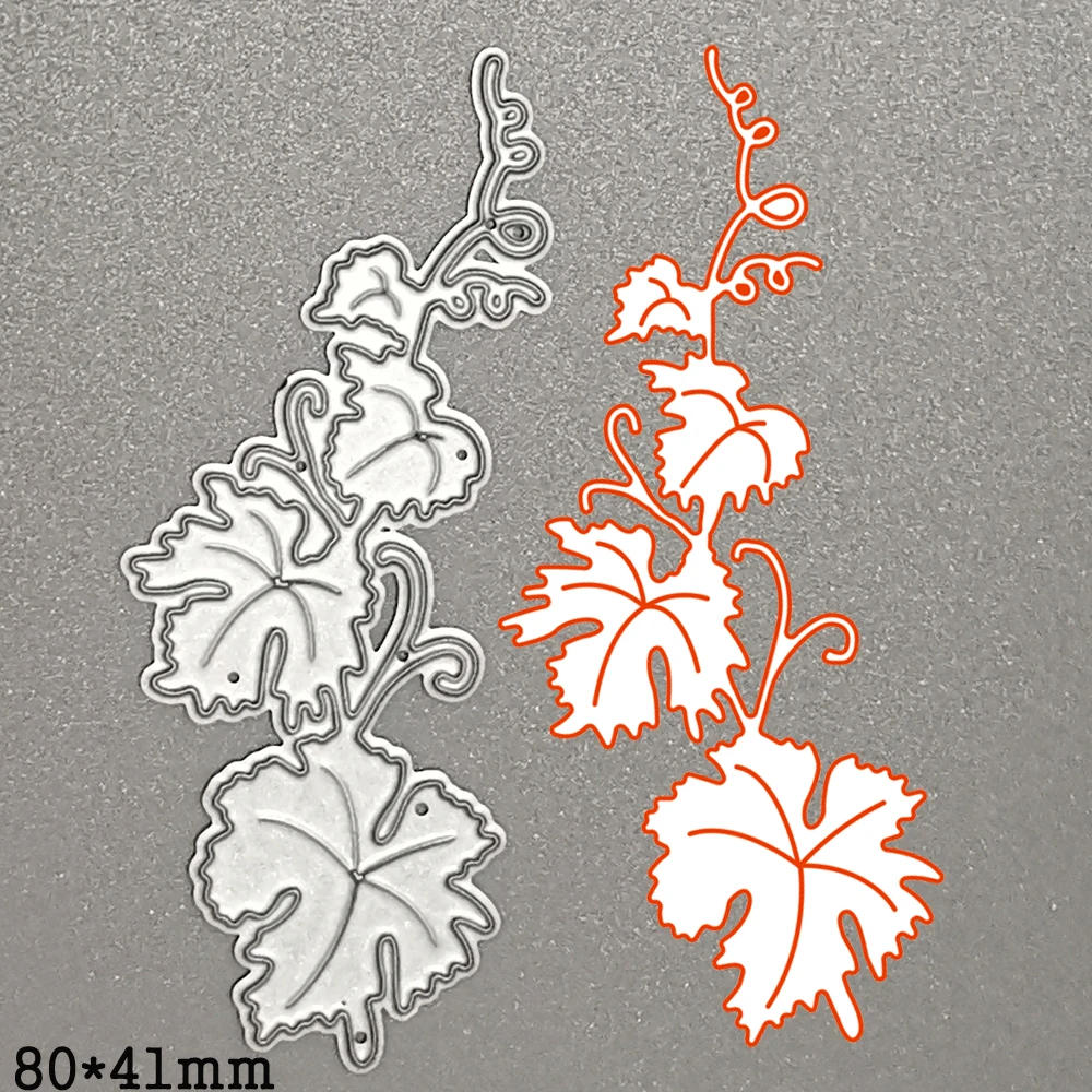 Description Picture 2 of itemHoly Grape Vine Leaf Metal Cutting Dies Stencils For DIY Scrapbooking Card Decorative Embossing Die Mold 2020 New Handcraft Die