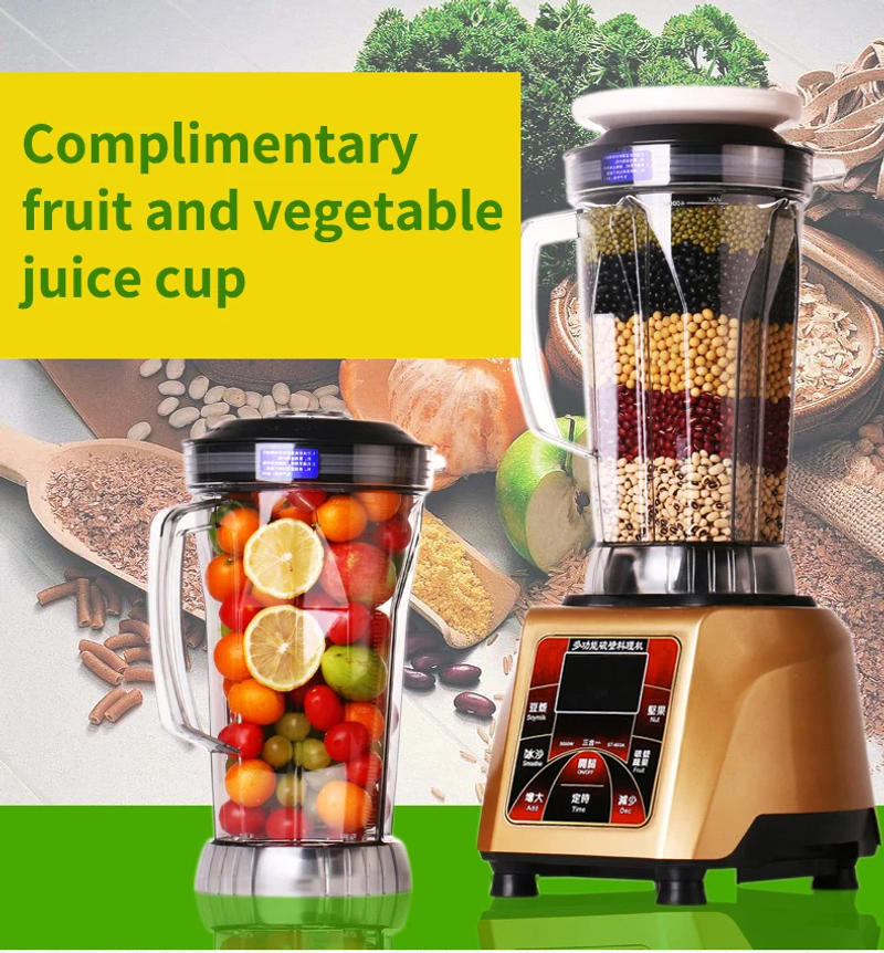 Description Picture 3 of itemXeoleo Multifunctional High Speed 4L Household 3000W Soybean Milk Mixer Machine Ice Smoothie Juicer Food Nut Processor Maker