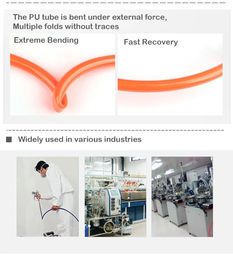 Description Picture 6 of itemHigh Quality 5 Meters PU6*4 Pneumatic Hose Red Black Blue Transparent Compressor Tube ID 4mm OD 6mm Air Hose For Compressor