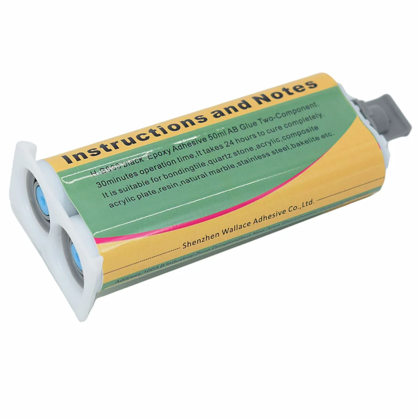 Description Picture 4 of item1/3/5/10/20pcs 1:1 Epoxy Caulk Glue High Temperature Structural Adhesive 50ml Black AB Glue for Bonding Ceramic Stone Wood Metal